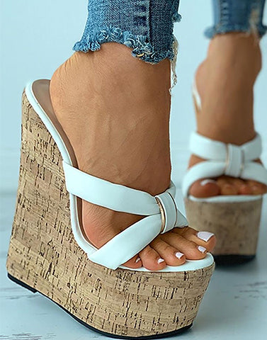 Fashion Women Shoes High Heels Ladies Sandals-White | Jumia Nigeria